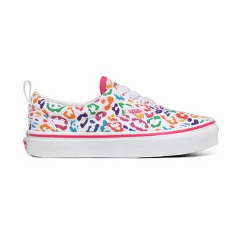 Gyerek Vans Rainbow Leopard Elastic Lace Era Tornacipő VA2803796 Színes Leopárd Fukszia Lila/Fehér